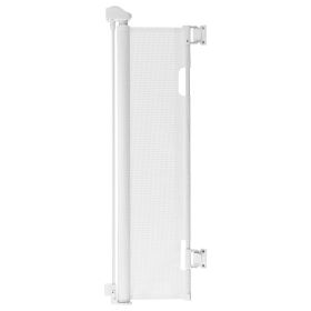 Retractable Baby Gate, Extends to 57 inch Wide, 38.5 inch Tall, with Security Lock, Easy to Use, Walk Through Without Tripping